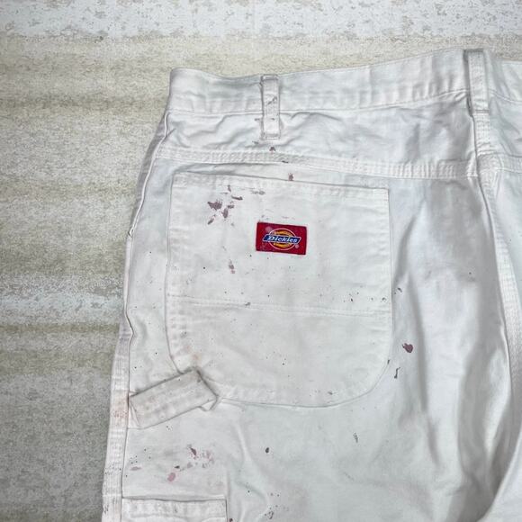 Dickies White Cargo Pants for Men - Picture 3 of 4